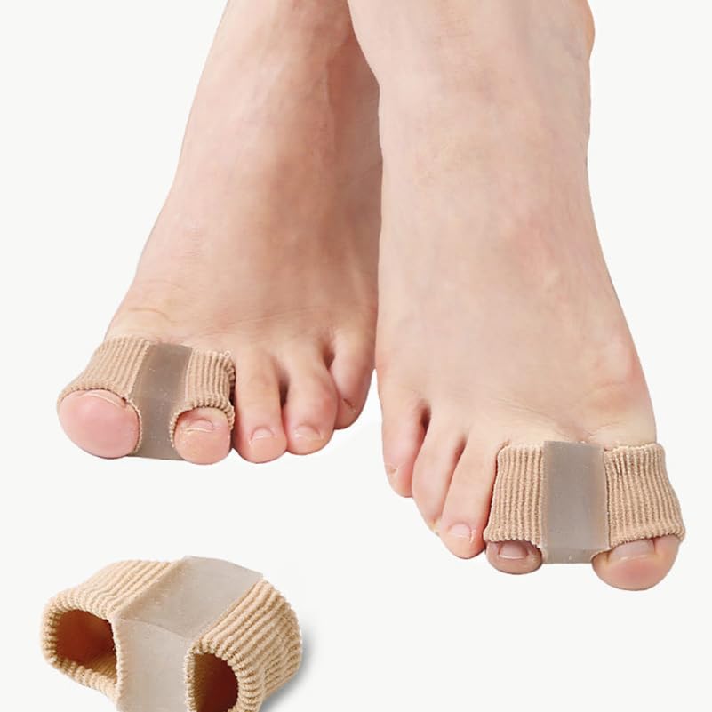 Baluue Woven Toe Separator for Foot Care Ergonomic Toe Splitter to Reduce Bunion Pain and Overlapping Comfortable Reusable Foot Care Supplies