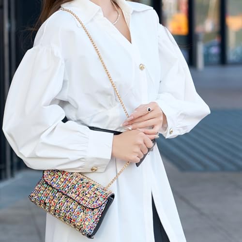 Image of Women's Evening Handbags Rhinestone Purse Crystal Evening Clutch for Women Formal