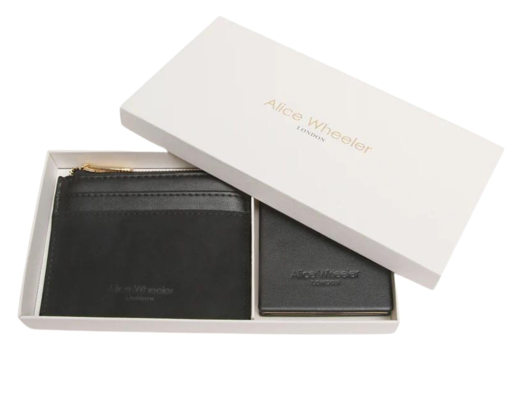 Alice Wheeler Large Slim Bumble Bee Coin and Card Purse (Pink), Black - Image 2