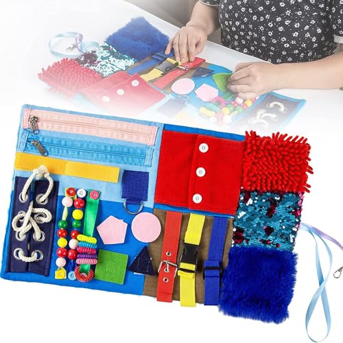 Nesteldecke für Demenzkranke，Nesteldecke，Demenz Spielzeug，Demenz Beschäftigung，Ältere Menschen und Demenz Aktivität Hand Aktivität，Spielzeug für Alzheimer, Demenz, Asperger, Angstzustände Usw.