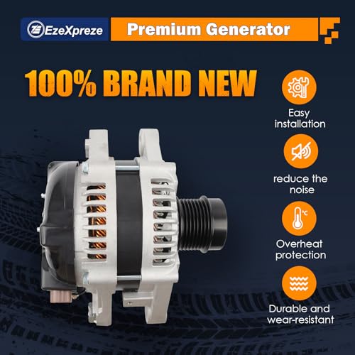 Image of Ezexpreze 11196 Alternator Compatible with Lexus GS300 V6 3.0L 2006,Lexus GS350 V6 3.5L 2007-2011,Lexus IS250 V6 2.5L 2006-2011,OE#7060-31060 104210-2050