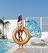 Zoostliss Inflatable Diamond Ring Pool Float for Adults & Kids
