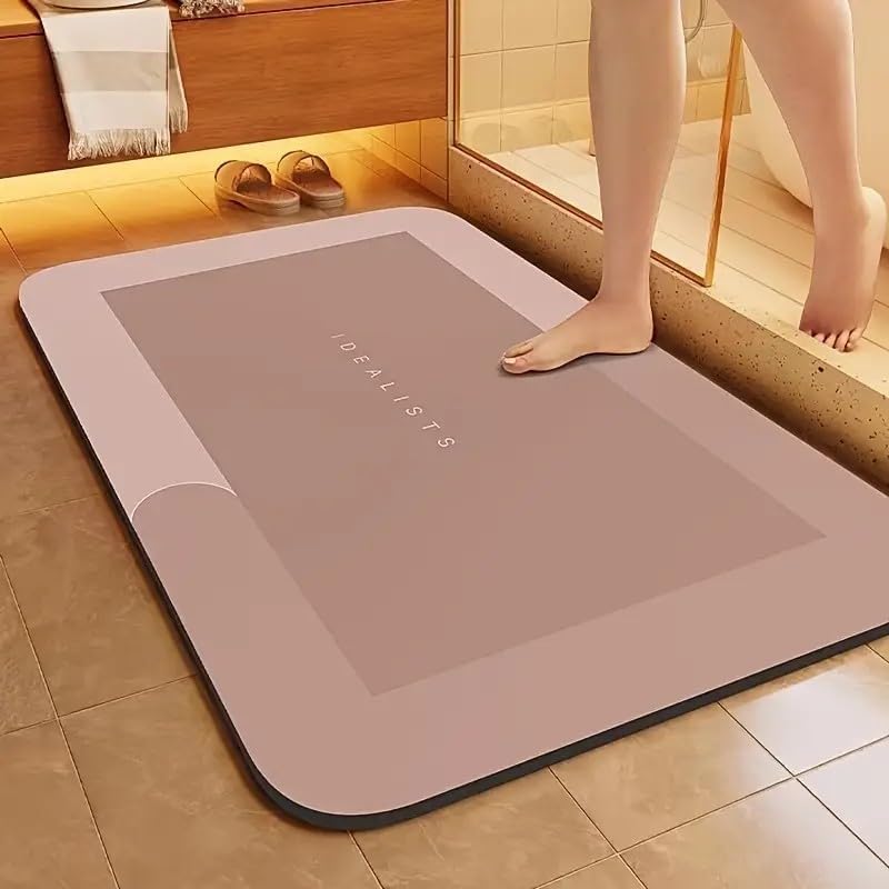 Miniatura 3 de Tapete súper absorbente, rápido y seco, antideslizante, absorbente, suave y cómodo, adecuado para baño, dormitorio, sala de estar, tapete de cocina,