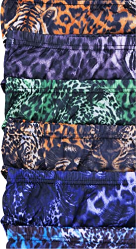 Tobeinstyle Men's Pack Of 6 Multicolor Animal Print Briefs - Small #TOP3