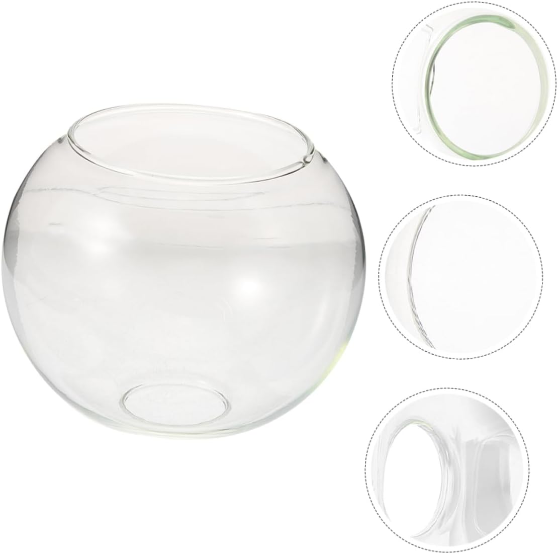 DOITOOL Replacement Globe Glass Lampshade for Pendant Light Transparent Cover Decorative Ceiling Lamp Shade for Living Room Bedroom Cafe and Bar Opening