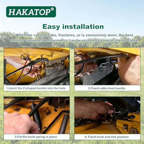 Câble d'embrayage de rechange durable pour tondeuse Cub Cadet MTD - 5