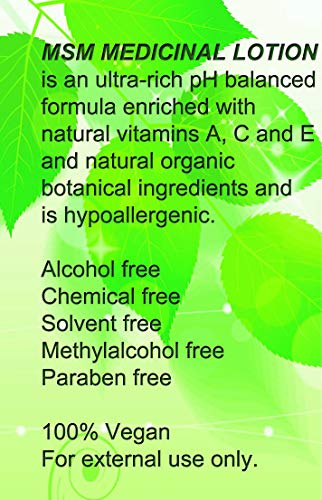 Peter Gillham's Life Essentials Msm Face & Body Massage Lotion (Medicinal), 8 Oz, Alcohol & Chemical Free, Hypoallergenic Ph Balanced Moisturizing Lotion, Made In Usa #TOP2