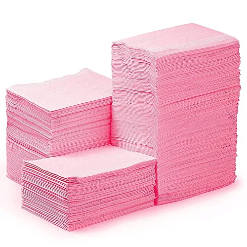 Jmu 250Pcs Dental Bibs Pink, Disposable Dental Bibs, 3 Ply Waterproof Patients Bibs For Dental Tattoo Nail Salon Tray Covers 13" X 18" #TOP30