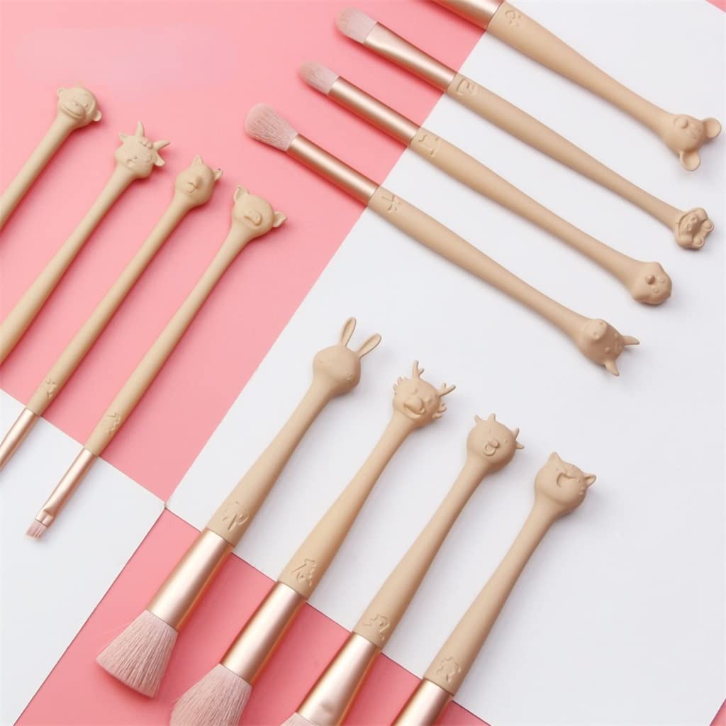 Amazon.co.jp: JIAH 12ピース黄道帯メイクブラシセット化粧品パウダー
