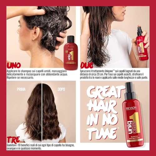 Revlon Professional Uniq One Great Hair In No Time Hair Confezione Regalo Da Donna - 5