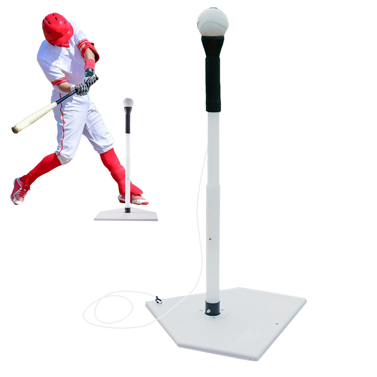 Tee De Béisbol Para Bateo Equipo de Práctica de Sóftbol con Altura