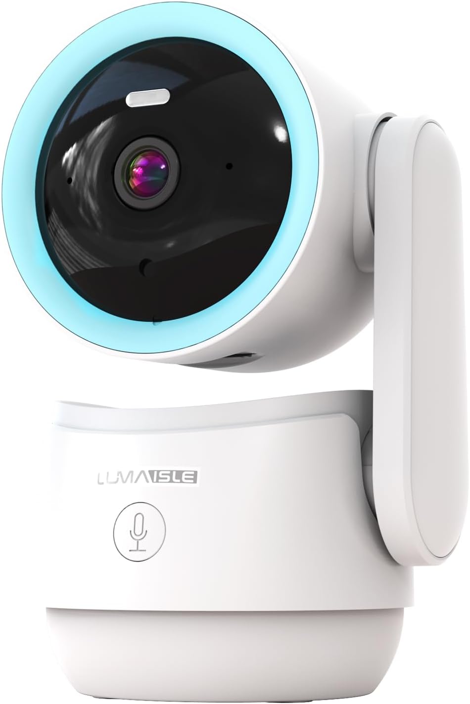 Indoor PTZ Security Camera, 2K 3MP Pan-Tilt with Privacy Mode, No Subscription, 32GB TF Card Included, Dual-Band 5G/2.4G WiFi, AI Motion Detection, Night Vision, 2-Way Audio, Siren (Blue)