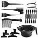 Produktbild YLX Färbeset Profi DIY Haar Färbe Set, 23Pcs Färbeschale Haarfaerbepinsel Färbe schale Haarspange Färbepinsel Kamm