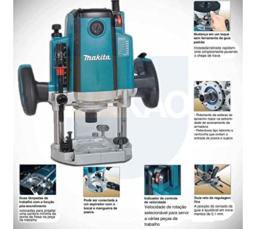 Makita RP2301FC 3-1/4 HP Plunge Router