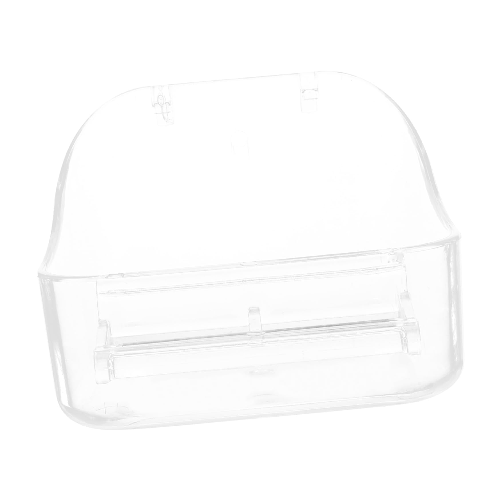 GALPADA Parrot Shower Box Transparent Bird Bath Tub for Cage Multi Use Bathing Container for Parrots Birds Smooth Edges Leak Design for Heat Dissipation