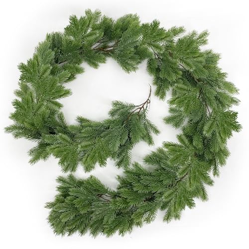 SHEPIN Weihnachtsgirlande 1.8m Girlande Weihnachten Kieferngirlande Tannengirlande Künstlich wie ecâ€¦ – Miniatur