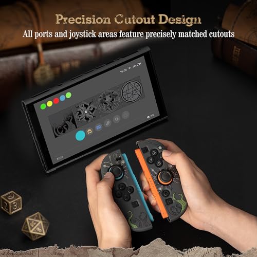 Image of GeekShare Slim Protective Case Compatible with Switch 2 (2025), Anti-Scratche and Shock-Absorption Dockable Hard Shell for Switch 2 Game Console - CTHULHU