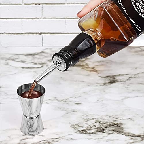 Kit de bartender con soporte, 15 piezas coctelera acero inoxidable miniatura 6