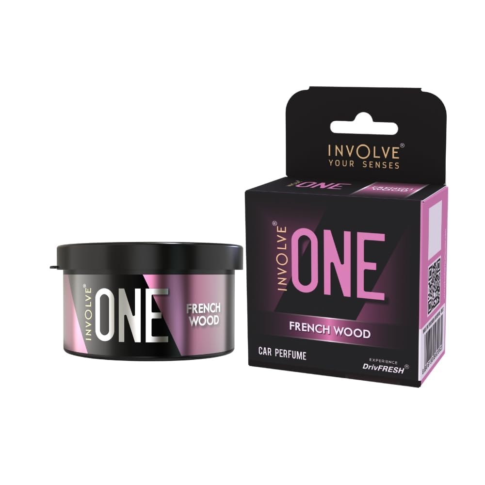Involve Your Senses One French Wood Organic Car Perfume, Strong Fiber Air Freshener to Freshen'up Your Car - IONE07-40g | Car Accessories interior | car fresheners | Car perfumes Luxury