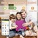 EDDBNi Kids Tablet Android 14 Tablet 10 inch Kids Tablets with Case Quad Core 64GB Dual Camera Parental Controls 2.4G WiFi Educational Tablets (Pink)