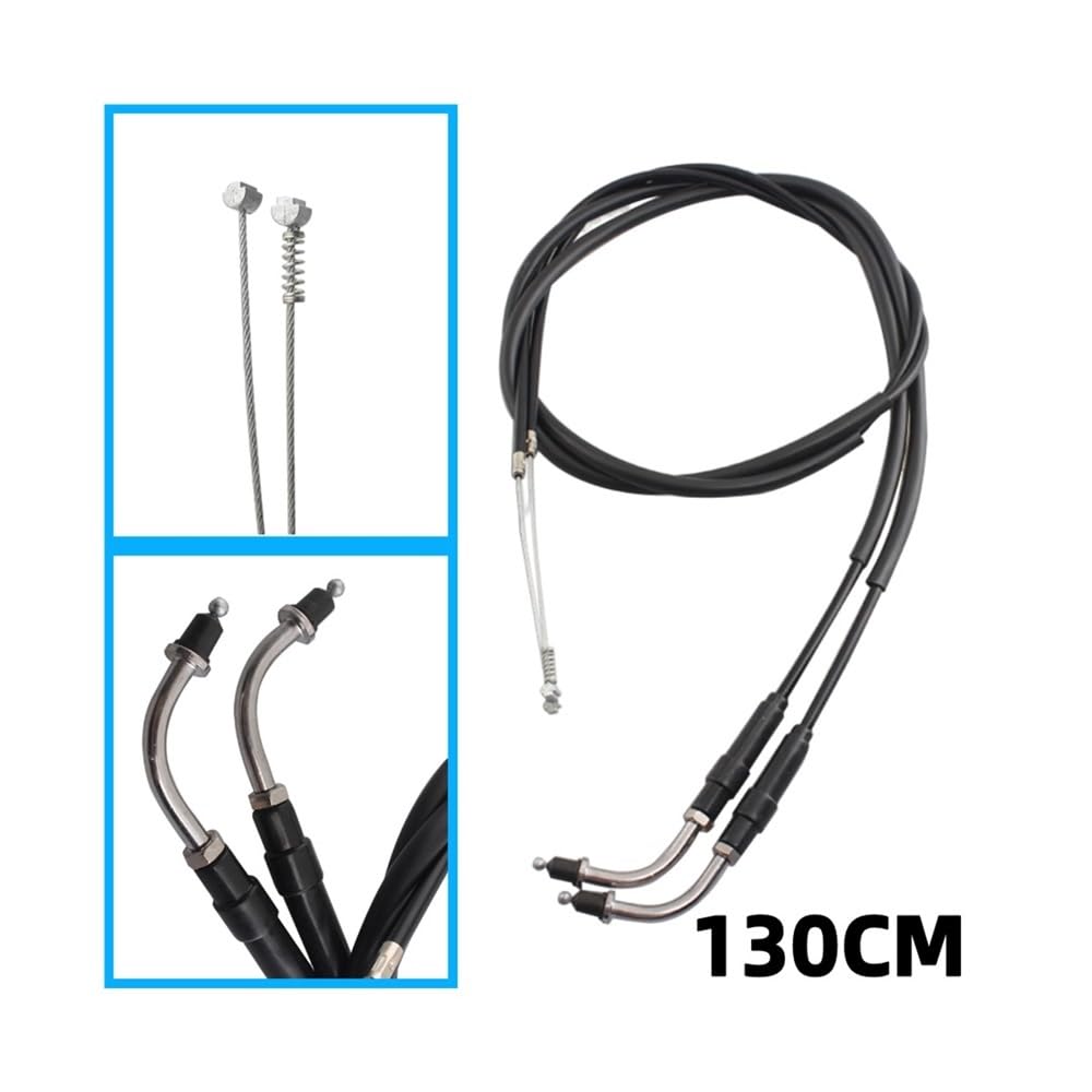 Piezas de motocicleta Cable de acelerador Cable de línea 130CM apto for Harley Sportster XL XL883 XL1200 48 Iron Super Low Roadster