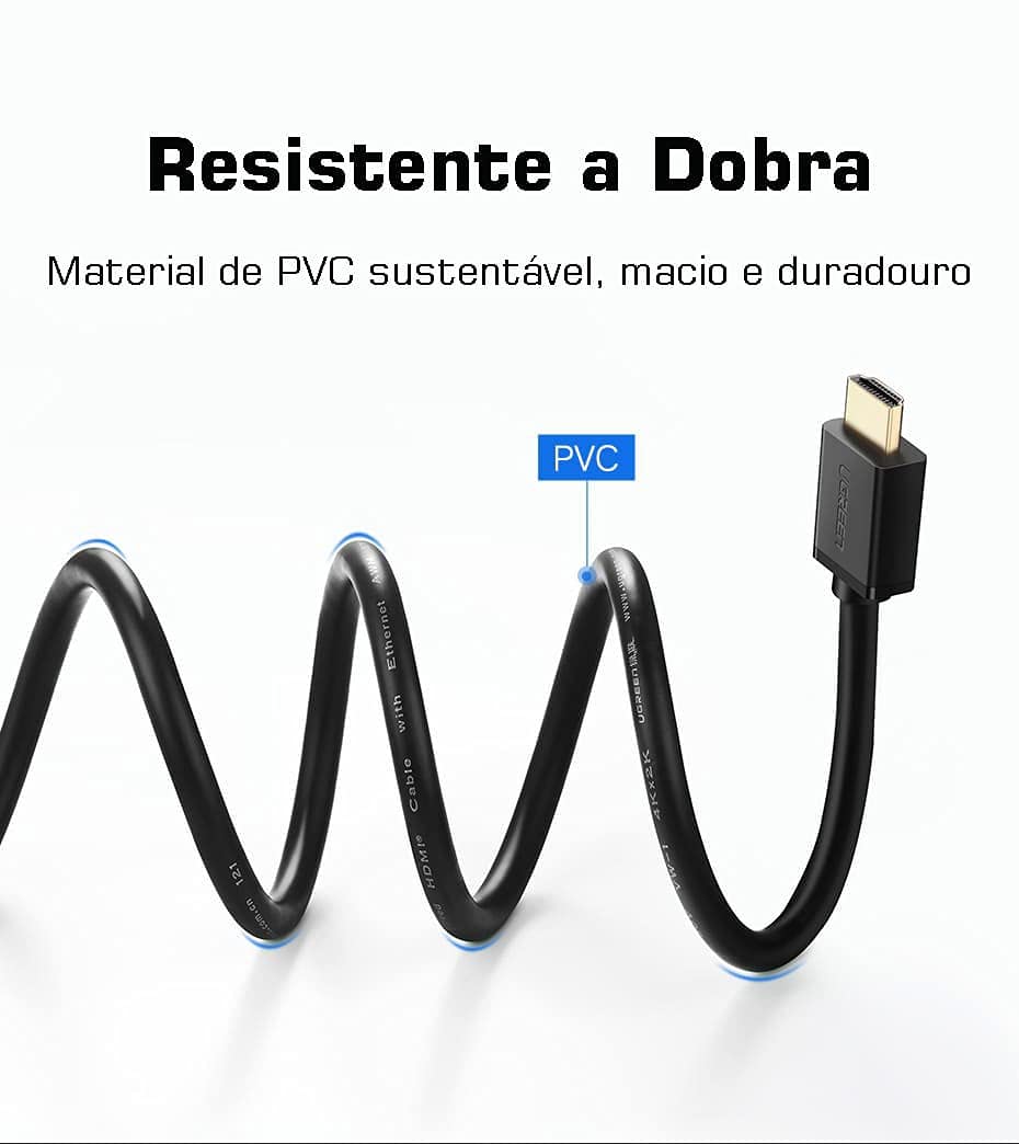 UGREEN HD104 Yüksek Hızlı 4K HDMI Kablo 50 CM