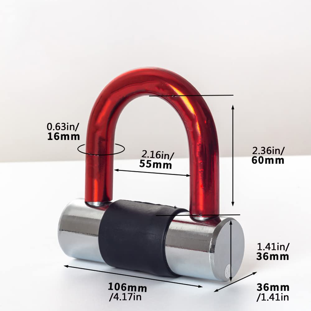 FIROS Catena per bicicletta, 1,5 m, in acciaio temprato, resistente, spessore 8 mm, antifurto, con chiave per bicicletta, moto, recinzione e altro (arancione, 1,5 m