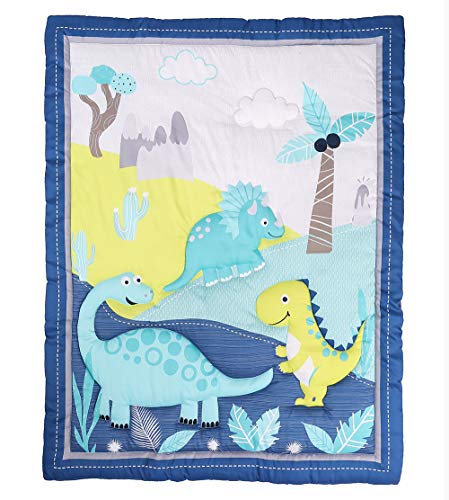 TEALP Dinosaure Couverture lit Couette lit bébé couettes pour garçons et Filles bébé Enfant en Bas âge Couverture Couette pépinière lit Jeter Couverture 84x107 cm Cover