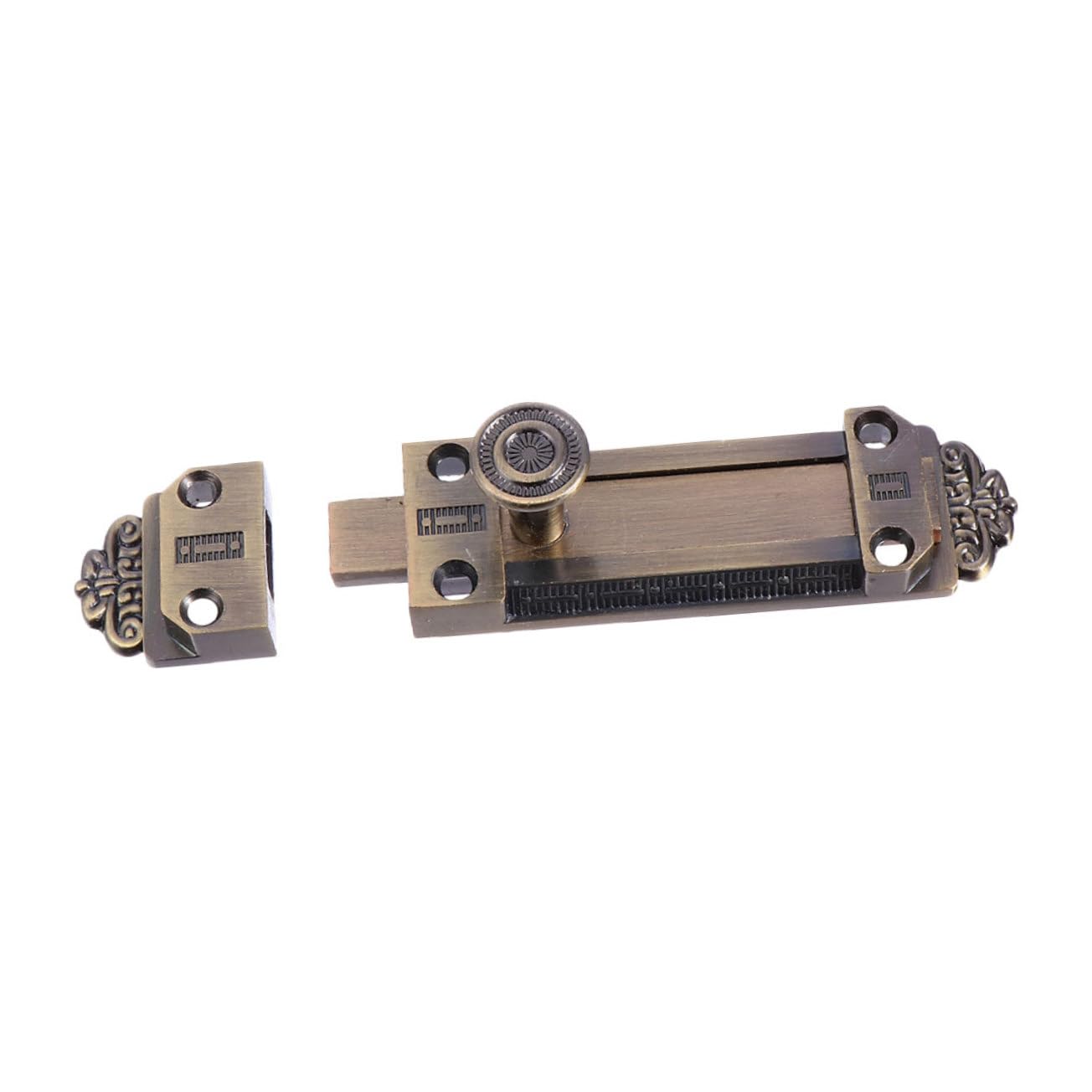 SHINEOFI 5 Pezzi Serratura Scorrevole Bullone Sicurezza per Porte e Finestre Facile Installazione e Resistente Perfetta per Bagni e Camere da Letto