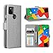 Feitenn Google Pixel 4A 5G Wallet Case, Google 4A 5G Flip Case, Slim Thin Folio Cover Stand Credit Card Slots Holder Magnetic Bumper PU Leather Shockproof Shell for Google Pixel 4A 5G 2020 - Gray