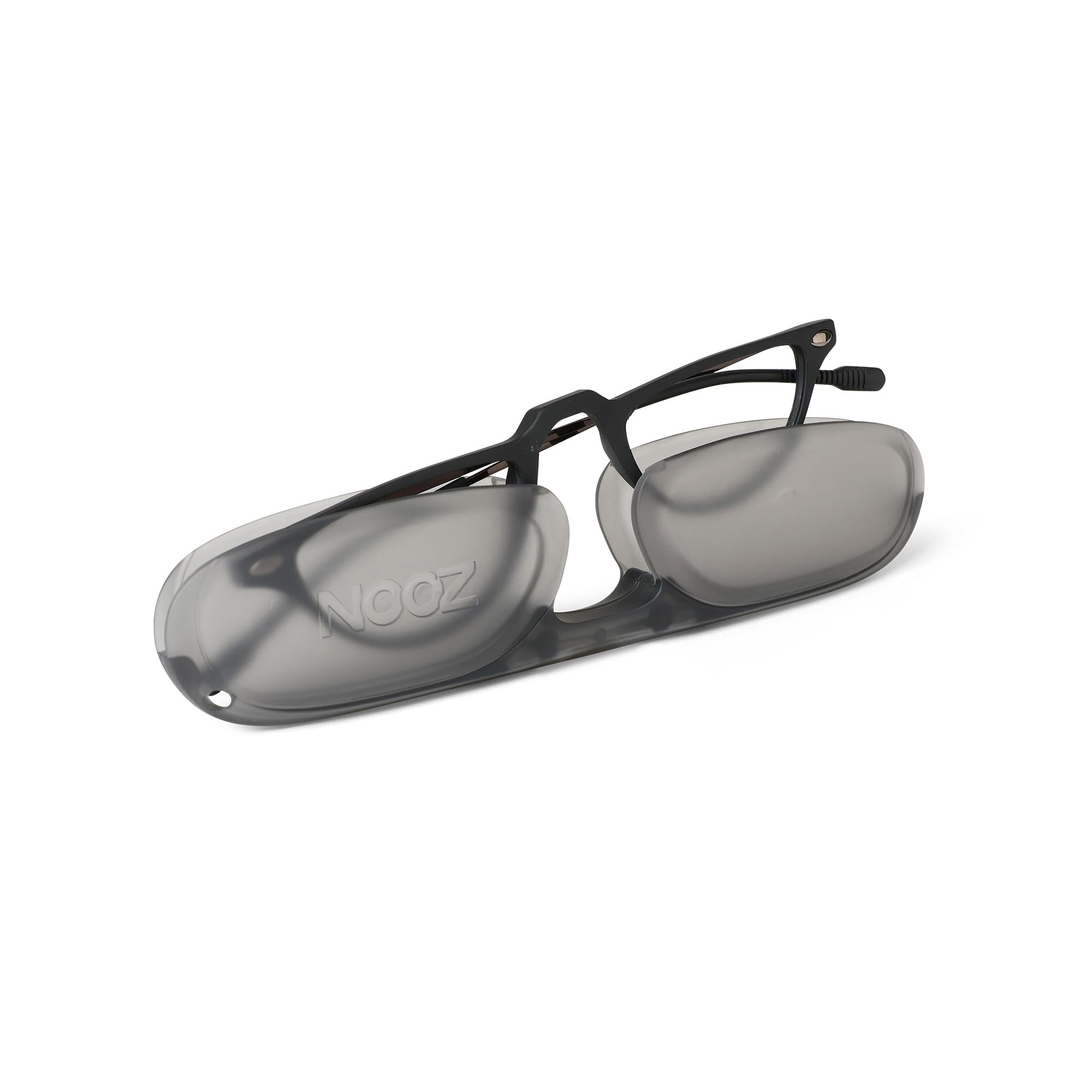 Nooz - Gafas de lectura - Forma redonda - Montura de acero y nylon - 2 colores - Lupas para hombre y mujer - Modelo ELA DUAL Collection
