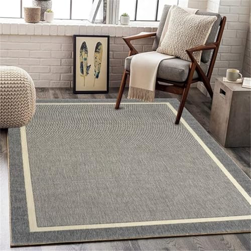 Moquette sol tapis chambre ado gris et rectangulaire 90x180cm - 2
