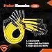 Spark Plug Wire Set Fit for Chevrolet Silverado 2500, Tahoe, Suburban 1500, Express 1500 2500, K1500, K2500 & Fit for GMC Yukon,Fit for Cadillac Escalade 1996-2003 Replaces# 9718Q 88862381 (Set of 9)