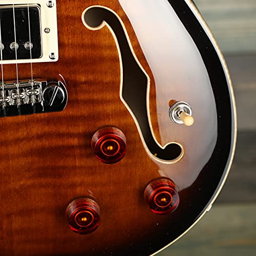 PRS SE Hollowbody II Piezo Black Gold Burst · Guitare électrique - Les Beatles, Paul McCartney, John Lennon, RIngo Starr, George Harrison PRS SE Hollowbody II Piezo Black Gold Burst · Guitare électrique – Image 6