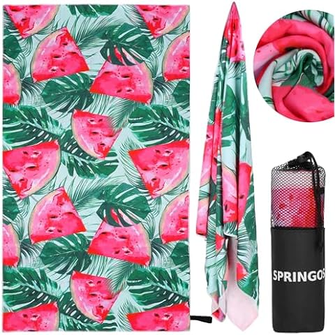 Serviette SPRINGOS microfibre 90x180 cm Cover