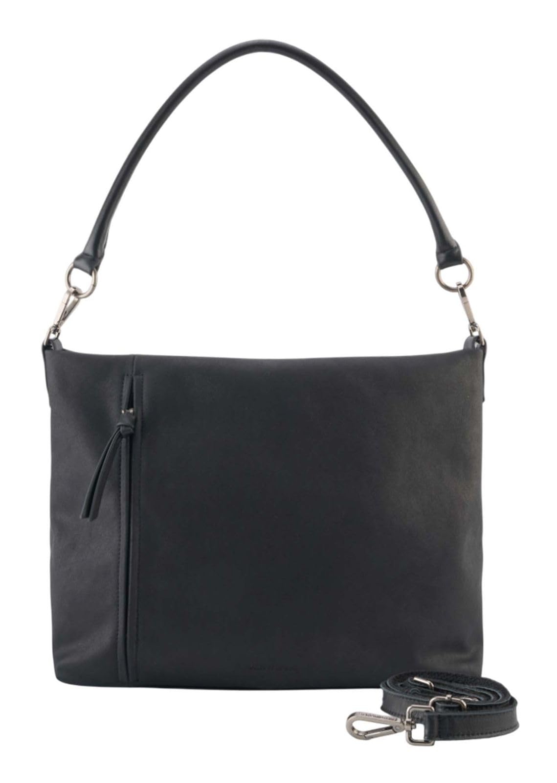 Sac à épaule FREDsBRUDER Beyond Hobo en cuir noir véritable