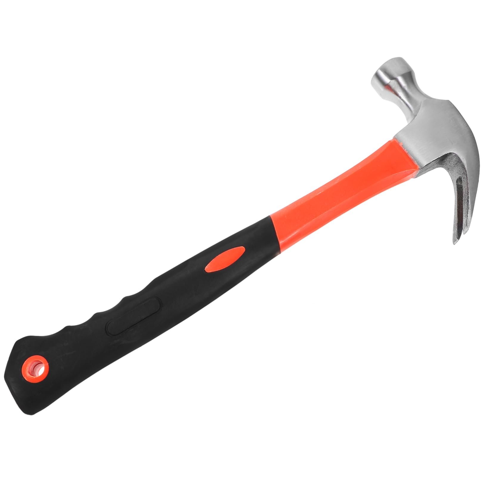 Housoutil Framing Hammer Spring Non-slip Integrated Claw Hammer for Woodworking