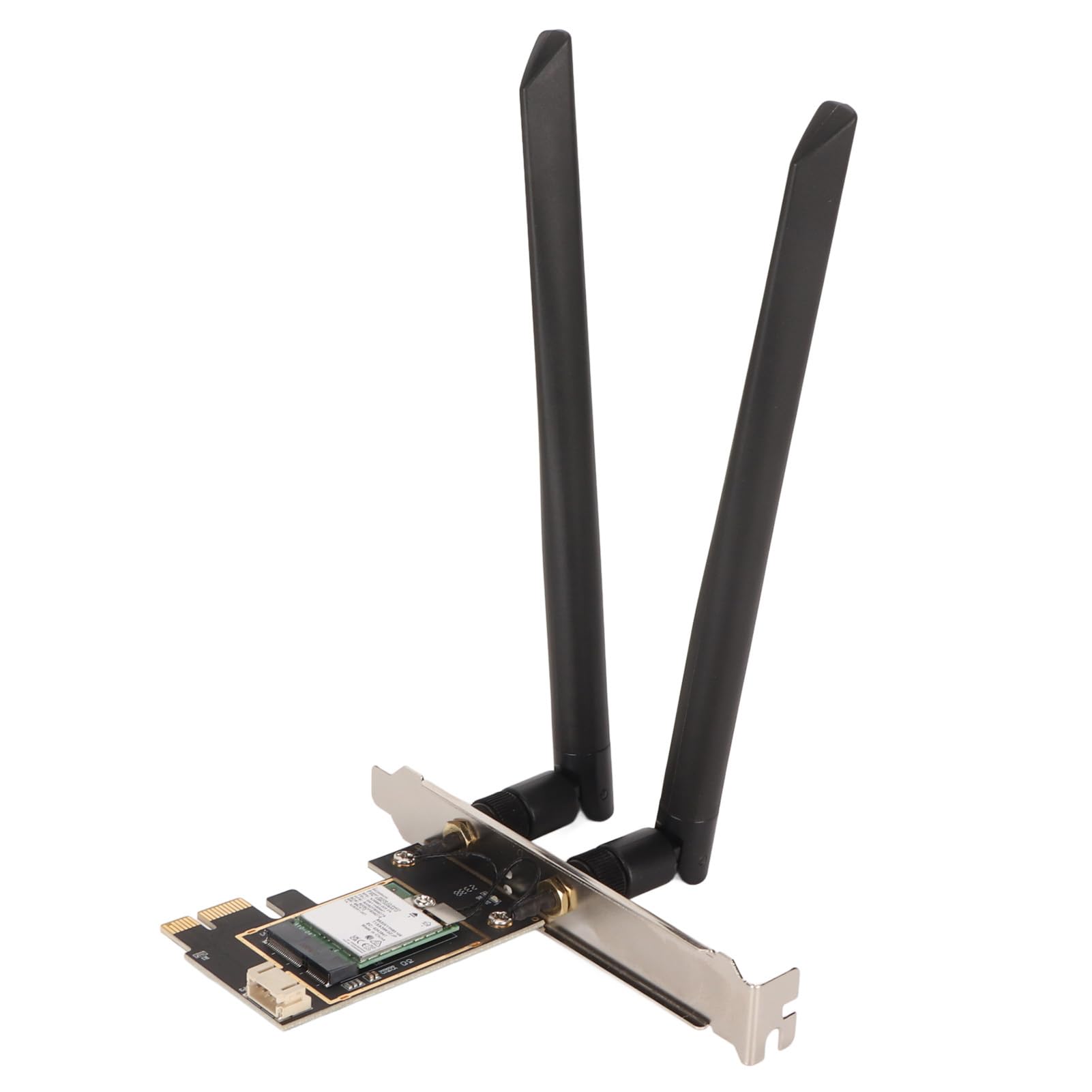 Scheda WiFi PCIe a 3 Bande Scheda Adattatore di Rete Wireless a Installazione Rapida 8774Mbps per PC 10 11, Facile da Usare per Computer Desktop