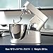 Kenwood Chef Titanium Kitchen Machine, Stainless Steel - 7 qt - Kitchen Mixer - 800W Motor & Electronic Variable Speed Control - Includes Dishwasher-Safe Work Bowl & Three Mixing Tools