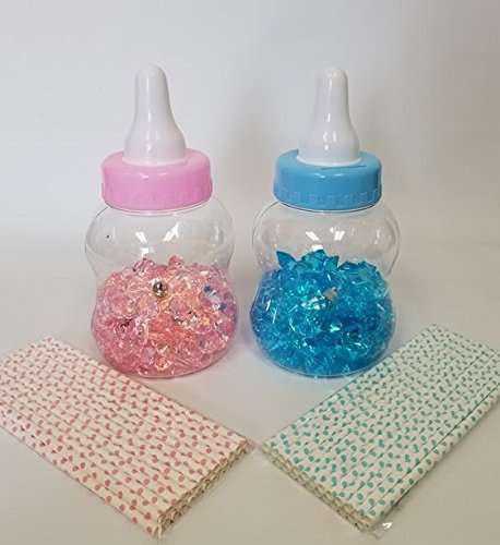 Perfectmaze 1 Piece Jumbo Baby Bottle Piggy Bank Baby Girl Baby Boy Shower Decoration Favors (8.5