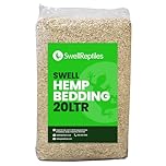 Swell Reptiles Hemp Bedding Reptile Substrate | 20 Litres | Dust Free and Odourless