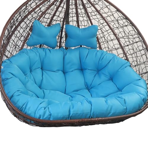 Coussin pour balançoire suspendue œuf pivotante en coton capitonné