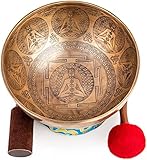 Large Tibetan Singing Bowl Set - 9
