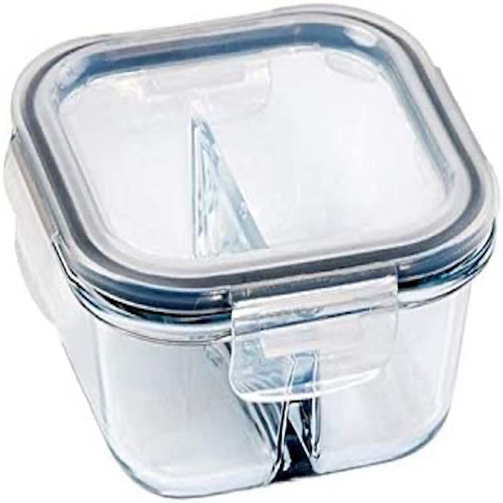 Wiltshire 500ml Glass Storage Container (2 dividers)