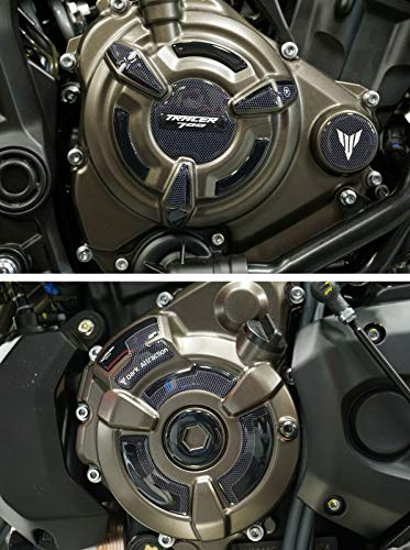labelbike - Motorcycle Crankcase Protectors 3D Gel Resin Sticker Kit Compatible with Yamaha Tracer 700