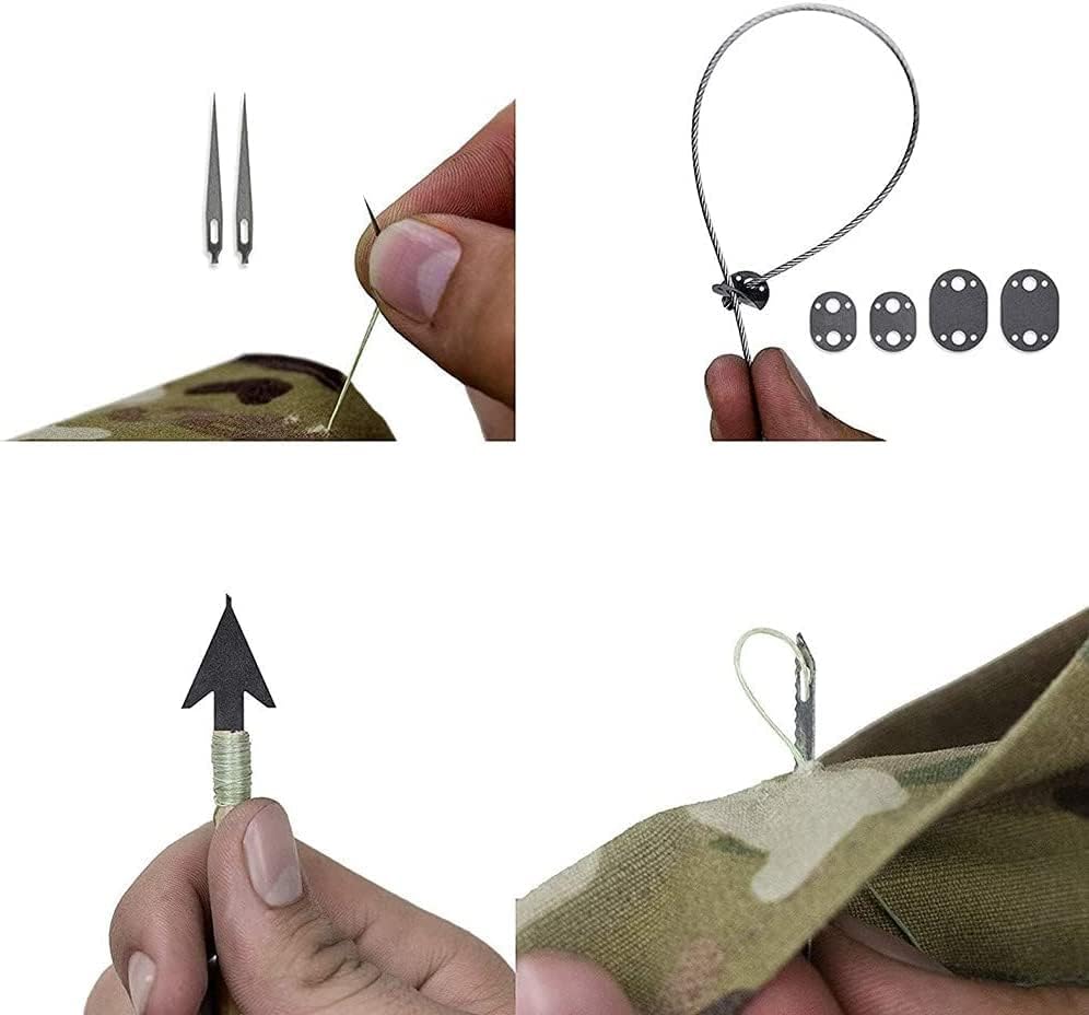 Survival MultiTool Card Sized, Bug Out Bag CampingTool, Best Multitool for Camping and Wilderness Survival Preppers Gear, Fishing Camping Hiking Hunting Emergency Kit 4 Pack