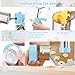 Hendiy Cookie Press, Cookie Press Gun Kit Stainless Steel Cookies Maker with 13 Cookies Discs and 8 Piping Tips for Baking