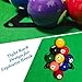 MoyanSuper 6-Pack Pool Ball Rack Set Magic Rack Sheet Billiards Ball Holder -Triangle Rack Pool Cue Accessories for 8-Ball, 9-Ball & 10-Ball Billiard Games