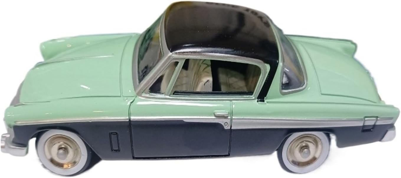 Die Cast Vehicle 1/43 for Studebaker Speedster 1955 Green Black Sports Diecast Alloy Car Model Static Decoration Car Model Mini Cars Replica
