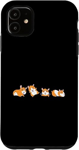 Miniatura 10 de iPhone 12 mini lindo conejillos de indias amante de la ropa de caballero regalos traje caso